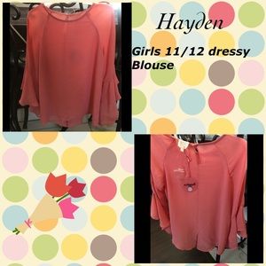 Peach Girls 11/12 blouse👚